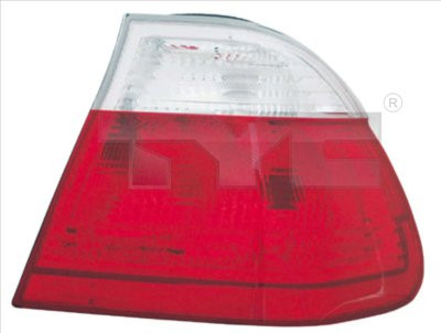 Stop tripla lampa spate dreapta potrivit BMW Seria 3 LIMUZINA 1998-2001 - ( exterior , Semnalizator alb, culoare sticla: rosu)