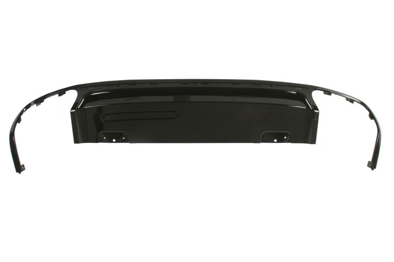 Acoperire bara Spate potrivit VOLVO S90 II, V90 II 2016-2020 - (cu suport de gauri; negru lucios, cu taietura pentru toba de esapament: Doua)