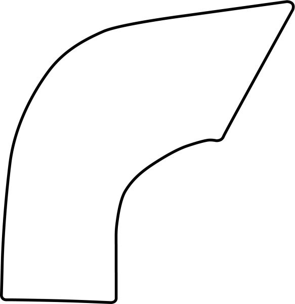 Autocolant protectie prag spate dreapta potrivit VW BEETLE 5C 2011-2019 - (culoare: transparent, 3M PPF 4.0 foil / auto-ajustare)