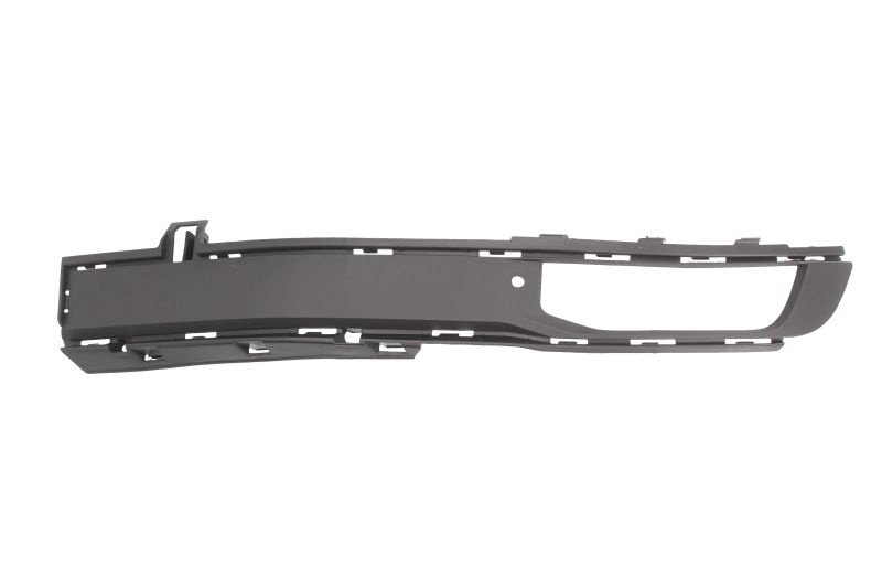 Capac bara fata Stanga Inferior, cu locas lampa ceata, plastic, negru potrivit VW MULTIVAN T6, TRANSPORTER T6, TRANSPORTER T6 / CARAVELLE T6 dupa