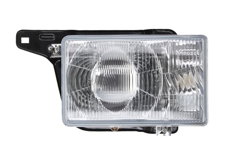 Far Dreapta (H4, manual, fara motoras, culoare insert: argintiu) potrivit ISUZU TROOPER I