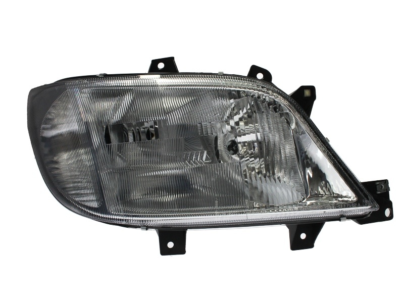 Far fata Dreapta (H1/H7/PY21W/W5W, electric, cu motor, culoare insert: cromat, culoare semnalizator: alb) potrivit MERCEDES SPRINTER 2-T (B901,