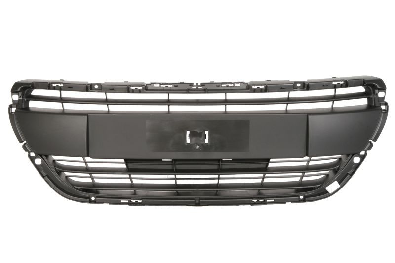 Grila radiator potrivit PEUGEOT 208 I, 208/HATCHBACK 1.0-1.6D 2012-2019 pana in 2015 - (negru, TÜV)