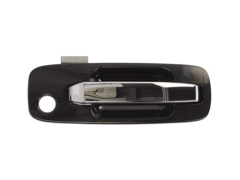 Maner usa Dreapta Fata potrivit NISSAN X-TRAIL I T30 2001-2003 - (exterior, cu gaura pentru incuietoare; crom/negru/grund)
