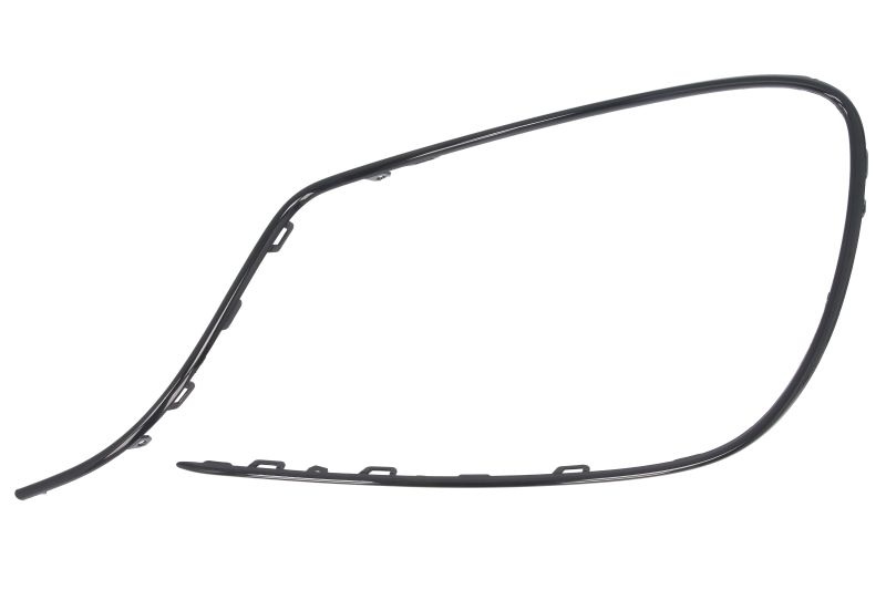 Ornament grila fata Dreapta Fata potrivit MERCEDES S-KLASA W222 2017-2020 - (Inferior; plastic; negru; AMG STYLING)