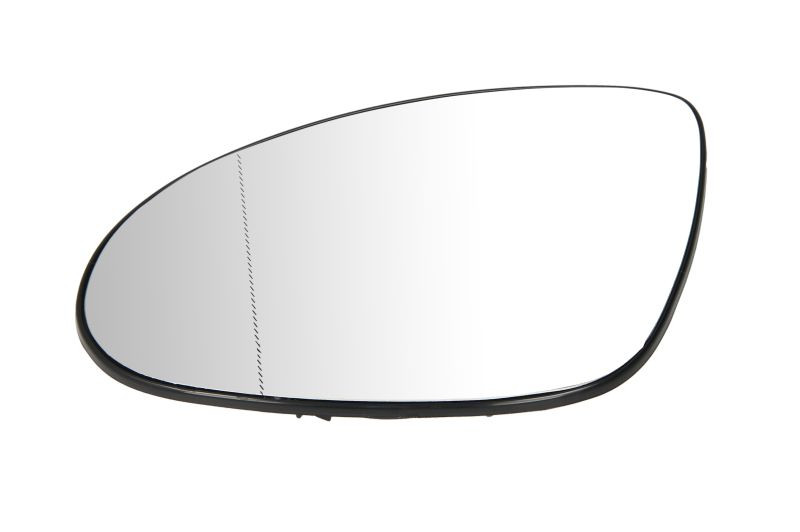 Sticla oglinda stanga potrivit MERCEDES Clasa CLS C219, S C216, S W221 2005-2009 - asferic, incalzita, crom