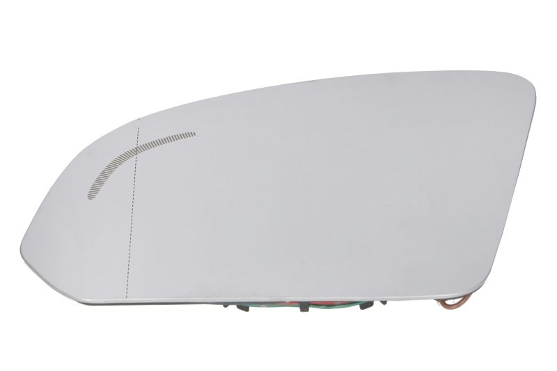 Sticla oglinda stanga potrivit VOLVO XC40 dupa 2017 - (asferic, cu incalzire, asistent schimbare benzi)