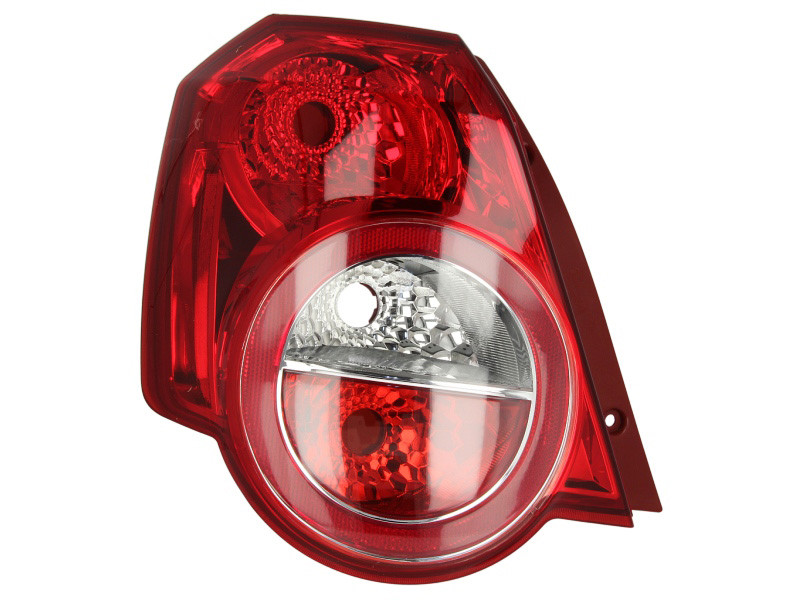 Stop tripla lampa spate stanga potrivit CHEVROLET AVEO HATCHBACK 2008-2011 - (Semnalizator alb, culoare sticla: rosu)
