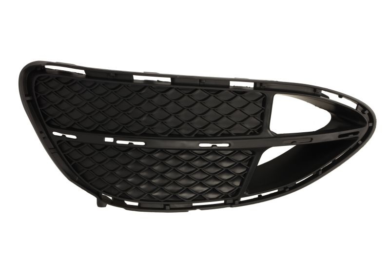 Acoperire bara fata Fata Stanga potrivit MERCEDES E T-MODEL (S212), E (W212) 2009-2016 2013-2016 - (cu sipci cromate, plastic, negru)