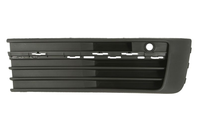 Capac bara fata Dreapta MULTIVAN, cu locas senzorii parcare, plastic, negru potrivit VW MULTIVAN T6, TRANSPORTER T6, TRANSPORTER T6 / CARAVELLE T6