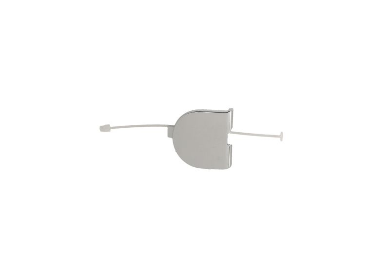 Capac carlig remorcare Spate crom, TUV potrivit ABARTH 500 / 595 / 695, 500C / 595C / 695C; FIAT 500 dupa 2007 dupa 2007