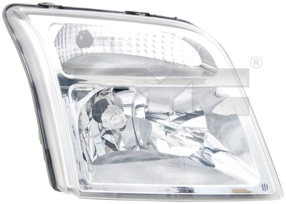 Far dreapta potrivit FORD TRANSIT / TOURNEO CONNECT 2002-2006 - (H4, electric, cu motoras, fundal cromat)