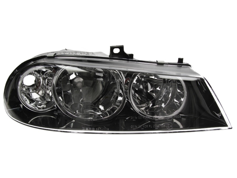 Far fata Dreapta (H1/H7, electric, fara motoras, culoare insert: negru) potrivit ALFA ROMEO 156 2003-2005