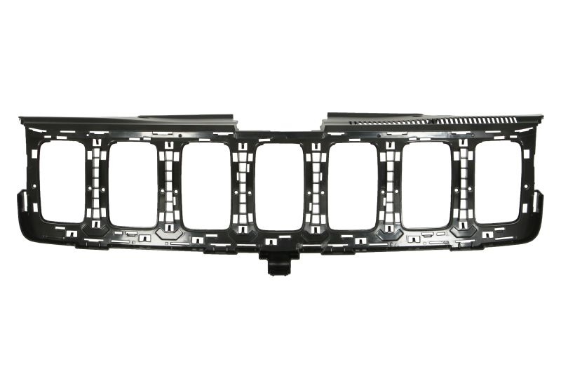 Grila radiator Mijloc negru potrivit JEEP GRAND CHEROKEE IV 3.0D-6.4 dupa 2010