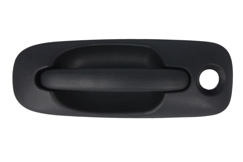 Maner usa parte stanga potrivit CHRYSLER TOWN & COUNTRY, VOYAGER; DODGE CARAVAN 2000-2008 - (exterior, cu orificii inchidere, negru)